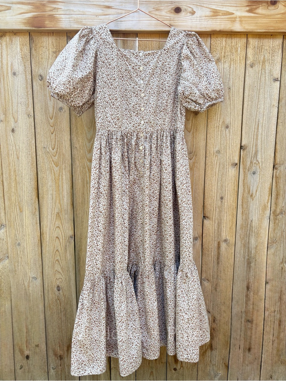 Doen Dune Dress Sienna Champignon Floral Size Small - Picture 5 of 16